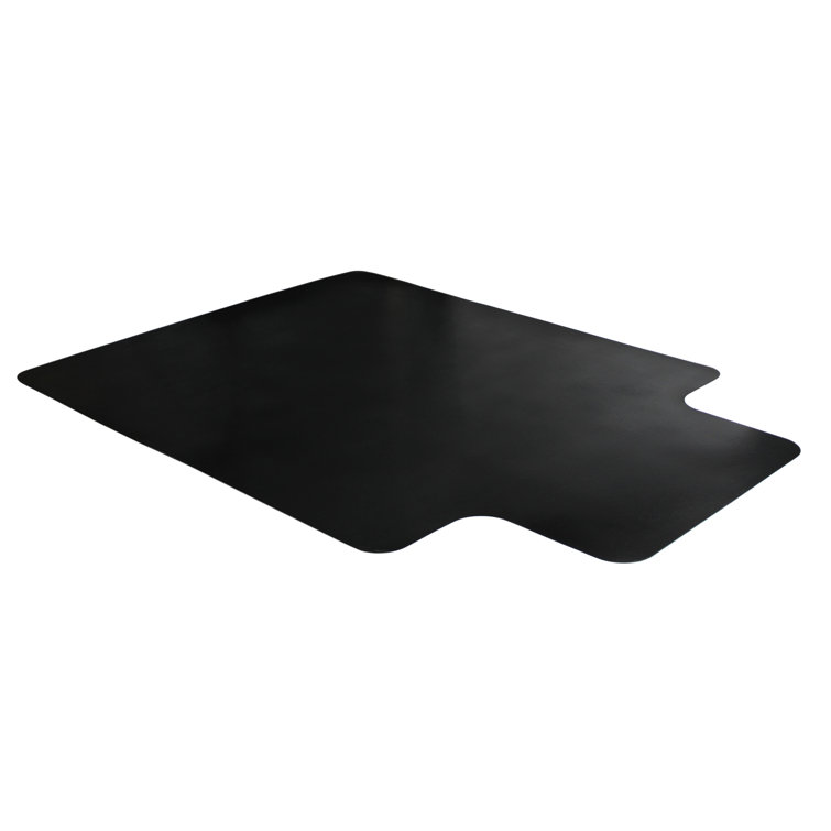 Floortex Advantagemat Black Vinyl Chair Mat for Hard Floor & Reviews